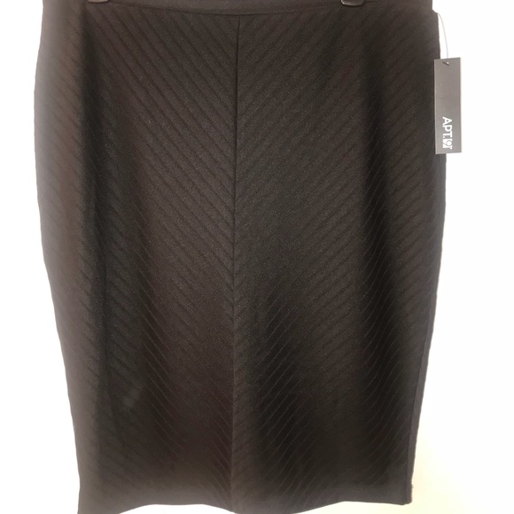 🆕 Apt 9. Black pencil skirt size large - Picture 2 of 2